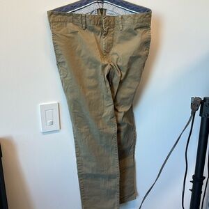 Banana republic khaki pants flat front 34X30